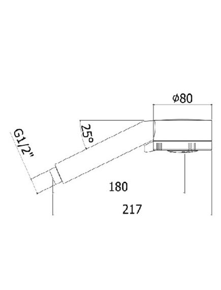 Купить Ручной душ Cezares CZR-D3F-NOP, черный (czr-d3f-nop) по цене 3210 руб., в Санкт-Петебруге в интернет магазине 100-Систем, а также дургие товары CEZARES из раздела Лейки и Комплектующие для душа