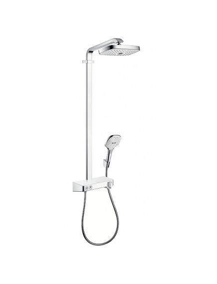 Купить Душевая система Hansgrohe Raindance Select E 27126400 Белый/хром (27126400) по цене 373440 руб., в Санкт-Петебруге в интернет магазине 100-Систем, а также дургие товары HANSGROHE из раздела Душевые стойки и Душевые стойки, системы, панели, гарнитуры