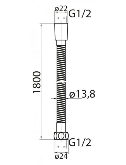 Купить Душевой шланг Cezares CZR-FMDC-180-03, золото (czr-fmdc-180-03) по цене 3030 руб., в Санкт-Петебруге в интернет магазине 100-Систем, а также дургие товары CEZARES из раздела Шланги и Комплектующие для душа