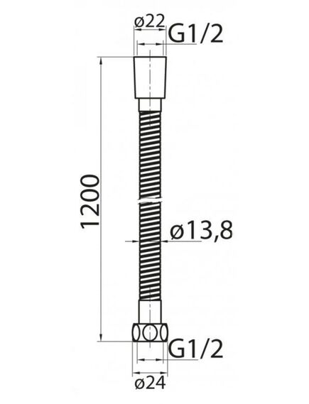 Купить Душевой шланг Cezares CZR-C-FMDC2-120-01, хром (czr-c-fmdc2-120-01) по цене 1180 руб., в Санкт-Петебруге в интернет магазине 100-Систем, а также дургие товары CEZARES из раздела Шланги и Комплектующие для душа