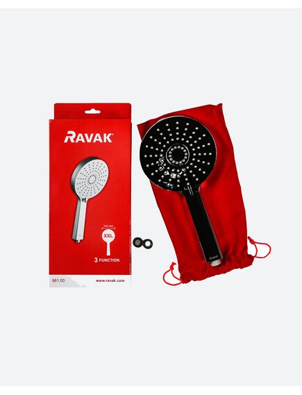 Купить Душевая лейка Ravak Flat XXL 961.00 (x07p344) по цене 4730 руб., в Санкт-Петебруге в интернет магазине 100-Систем, а также дургие товары RAVAK из раздела Лейки и Комплектующие для душа