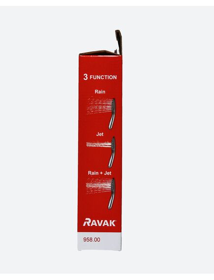 Купить Душевая лейка Ravak Air 958.00 хром (x07p348) по цене 3520 руб., в Санкт-Петебруге в интернет магазине 100-Систем, а также дургие товары RAVAK из раздела Лейки и Комплектующие для душа