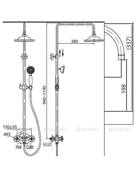 Купить Душевая стойка BelBagno SLIP SLI-DOC-CRM/Foglio (sli-doc-crm/foglio) по цене 25910 руб., в Санкт-Петебруге в интернет магазине 100-Систем, а также дургие товары BelBagno из раздела Душевые стойки и Душевые стойки, системы, панели, гарнитуры