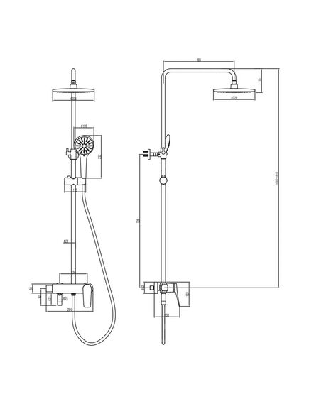 Купить Смеситель Lemark Bronx LM3762GM для душа с регулируемой высотой штанги (lm3762gm) по цене 64040 руб., в Санкт-Петебруге в интернет магазине 100-Систем, а также дургие товары LEMARK из раздела Душевые стойки и Душевые стойки, системы, панели, гарнитуры