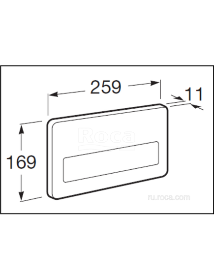 Купить Панель смыва для инсталляции Roca PL-3 890097004 (890097004) по цене 12490 руб., в Санкт-Петебруге в интернет магазине 100-Систем, а также дургие товары ROCA из раздела Клавиши смыва и Инсталляции