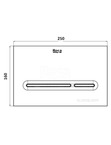 Купить Панель смыва для инсталляции Roca PL-5 890099001 (890099001) по цене 4540 руб., в Санкт-Петебруге в интернет магазине 100-Систем, а также дургие товары ROCA из раздела Клавиши смыва и Инсталляции