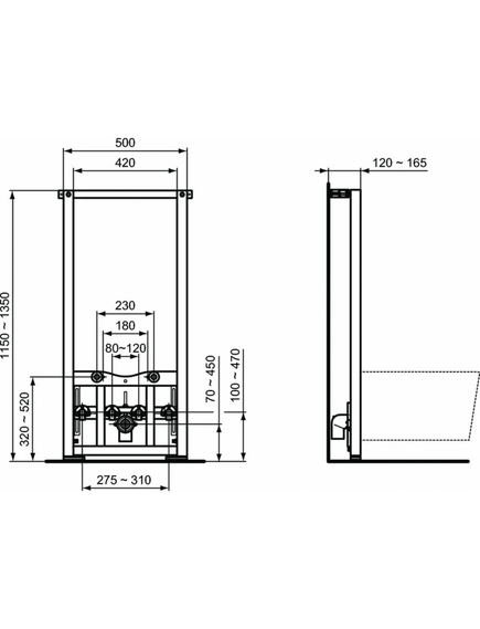 Купить Промо-набор 2 в 1 с биде T297101 STRADA II и инсталляцией PROSYS R016267 (d387001) по цене 61614.77 руб., в Санкт-Петебруге в интернет магазине 100-Систем, а также дургие товары IDEAL STANDARD из раздела Готовые решения и Инсталляции