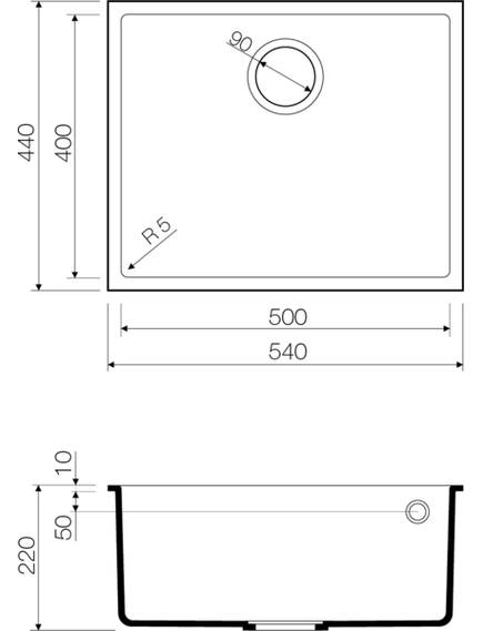 Купить Кухонная мойка Omoikiri Bosen 54-U-WH Tetogranit/белый (4993164) по цене 34488 руб., в Санкт-Петебруге в интернет магазине 100-Систем, а также дургие товары Omoikiri из раздела Врезные мойки и Кухонные мойки