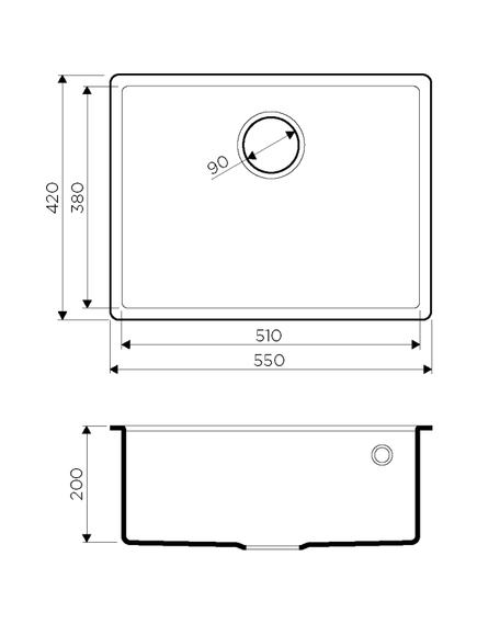 Купить Кухонная мойка Omoikiri Tedori 54-U-WH Tetogranit/белый (4993991) по цене 33488 руб., в Санкт-Петебруге в интернет магазине 100-Систем, а также дургие товары Omoikiri из раздела Врезные мойки и Кухонные мойки