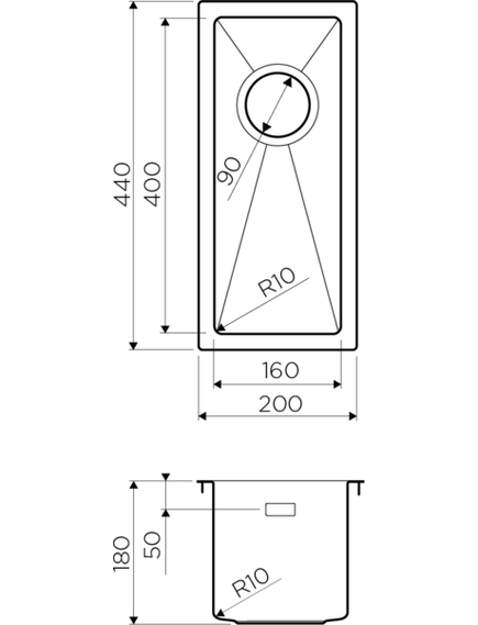 Купить Кухонная мойка Omoikiri Taki 20-U/IF-LG (4973091) по цене 33488 руб., в Санкт-Петебруге в интернет магазине 100-Систем, а также дургие товары Omoikiri из раздела Интегрированные мойки и Кухонные мойки