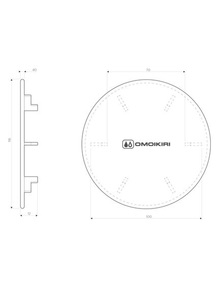 Купить Декоративный элемент для корзинчатого вентиля Omoikiri Dec-GM (4957091) по цене 1988 руб., в Санкт-Петебруге в интернет магазине 100-Систем, а также дургие товары Omoikiri из раздела Комплектующие и Кухонные мойки