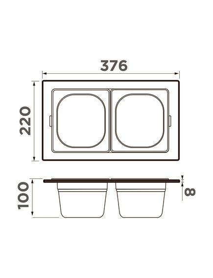 Купить Контейнер Omoikiri DC-04-2-LG (4999086) по цене 38688 руб., в Санкт-Петебруге в интернет магазине 100-Систем, а также дургие товары Omoikiri из раздела Комплектующие и Кухонные мойки