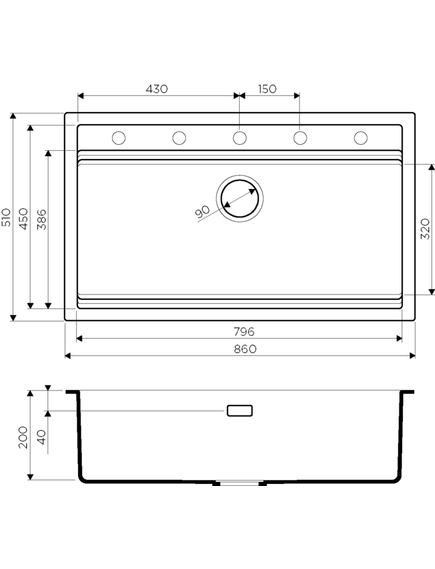 Купить Кухонная мойка Omoikiri Kitagawa 86-LB-AZ Artceramic/azur blue (4993026) по цене 63788 руб., в Санкт-Петебруге в интернет магазине 100-Систем, а также дургие товары Omoikiri из раздела Накладные мойки и Кухонные мойки