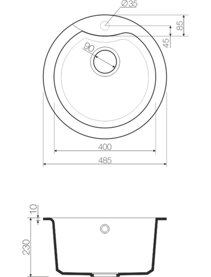 Купить Кухонная мойка Omoikiri Yasugata 48R DC Темный шоколад 4993211 (4993211) по цене 16888 руб., в Санкт-Петебруге в интернет магазине 100-Систем, а также дургие товары Omoikiri из раздела Накладные мойки и Кухонные мойки