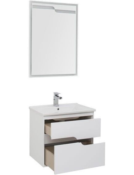 Купить Мебель для ванной Aquanet Модена 65 белый (199304) по цене 41785.4 руб., в Санкт-Петебруге в интернет магазине 100-Систем, а также дургие товары AQUANET из раздела Готовые решения для ванной комнаты и Мебель для ванной комнаты