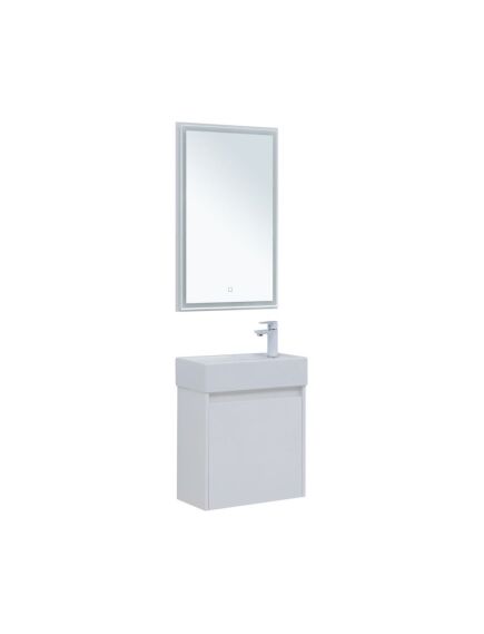 Купить Мебель для ванной Aquanet Nova Lite 50 белый глянец (с дверецей) (00302531) по цене 31988 руб., в Санкт-Петебруге в интернет магазине 100-Систем, а также дургие товары AQUANET из раздела Готовые решения для ванной комнаты и Мебель для ванной комнаты