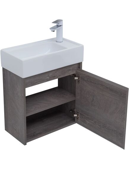 Купить Мебель для ванной Aquanet Nova Lite 50 дуб рошелье (с дверецей) (00302529) по цене 30596 руб., в Санкт-Петебруге в интернет магазине 100-Систем, а также дургие товары AQUANET из раздела Готовые решения для ванной комнаты и Мебель для ванной комнаты