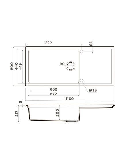 Купить Кухонная мойка Omoikiri Sintesi 116-GR Artceramic/leningrad grey (4997124) по цене 95388 руб., в Санкт-Петебруге в интернет магазине 100-Систем, а также дургие товары Omoikiri из раздела Накладные мойки и Кухонные мойки