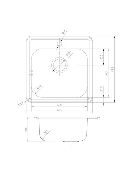 Купить Кухонная мойка Iddis Strit STR48 Шелк (str48s0i77) по цене 8290 руб., в Санкт-Петебруге в интернет магазине 100-Систем, а также дургие товары IDDIS из раздела Накладные мойки и Кухонные мойки