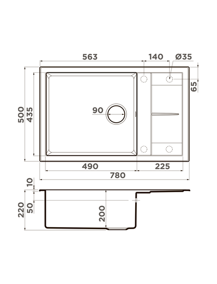 Купить Кухонная мойка Omoikiri Sumi 78A-LB-WH Artceramic/белый   (4997100) по цене 39788 руб., в Санкт-Петебруге в интернет магазине 100-Систем, а также дургие товары Omoikiri из раздела Накладные мойки и Кухонные мойки