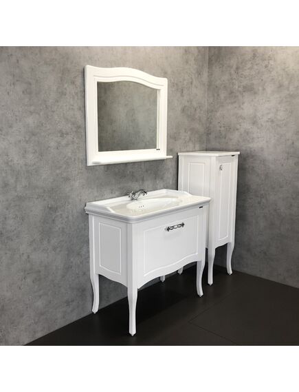 Купить COMFORTY. Зеркало "Павия-100" белый глянец (00004147986) по цене 12400 руб., в Санкт-Петебруге в интернет магазине 100-Систем, а также дургие товары COMFORTY из раздела Зеркала и Мебель для ванной комнаты