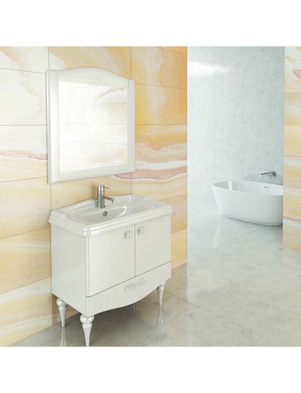 Купить COMFORTY. Зеркало "Монако-80" белый глянец (00003129893) по цене 9600 руб., в Санкт-Петебруге в интернет магазине 100-Систем, а также дургие товары COMFORTY из раздела Зеркала и Мебель для ванной комнаты