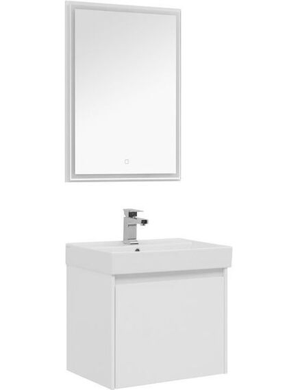 Купить Мебель для ванной Aquanet Nova Lite 60 белый (1 ящик) (242922) по цене 46521 руб., в Санкт-Петебруге в интернет магазине 100-Систем, а также дургие товары AQUANET из раздела Готовые решения для ванной комнаты и Мебель для ванной комнаты