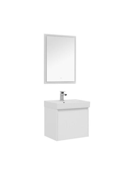 Купить Мебель для ванной Aquanet Nova Lite 60 белый (1 ящик) (242922) по цене 46521 руб., в Санкт-Петебруге в интернет магазине 100-Систем, а также дургие товары AQUANET из раздела Готовые решения для ванной комнаты и Мебель для ванной комнаты