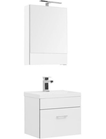 Купить Мебель для ванной Aquanet Верона NEW 50 белый (подвесной 1 ящик) (231053) по цене 31228.3 руб., в Санкт-Петебруге в интернет магазине 100-Систем, а также дургие товары AQUANET из раздела Готовые решения для ванной комнаты и Мебель для ванной комнаты