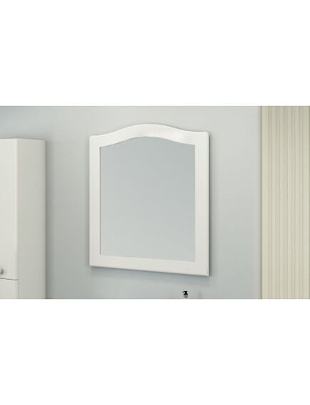 Купить Comforty. Зеркало "Монако-80" белый глянец (00003129893cf) по цене 9600 руб., в Санкт-Петебруге в интернет магазине 100-Систем, а также дургие товары COMFORTY из раздела Зеркала и Мебель для ванной комнаты