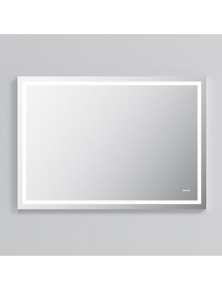 Купить M91AMOX1001WG Универсальное зеркало настенное с контурной LED-подсветкой, 100 см (m91amox1001wg) по цене 11490 руб., в Санкт-Петебруге в интернет магазине 100-Систем, а также дургие товары AM.PM из раздела Зеркала и Мебель для ванной комнаты