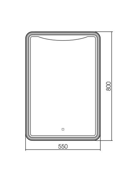 Купить Зеркало для ванной Azario Мали 55 LED00002534 (led-00002534) по цене 8747 руб., в Санкт-Петебруге в интернет магазине 100-Систем, а также дургие товары Azario из раздела Зеркала и Мебель для ванной комнаты