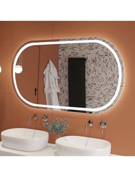 Купить Зеркало со встроенной подсветкой, сенсорным выключателем и подогревом (czr-spc-giubileo-1400-800-tch-warm) по цене 16990 руб., в Санкт-Петебруге в интернет магазине 100-Систем, а также дургие товары CEZARES из раздела Зеркала и Мебель для ванной комнаты