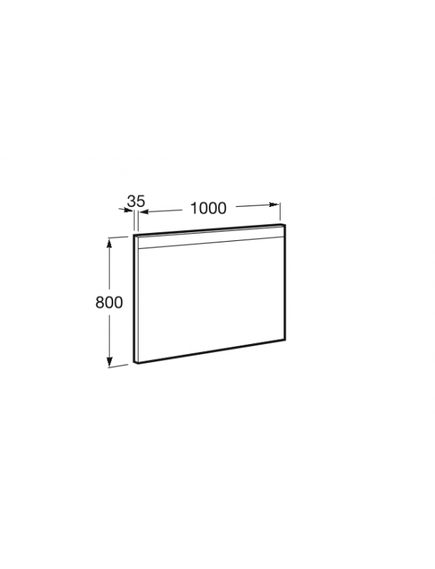 Купить Зеркало Roca Prisma LED 1000x35x800 812260000 (812260000) по цене 37990 руб., в Санкт-Петебруге в интернет магазине 100-Систем, а также дургие товары ROCA из раздела Зеркала и Мебель для ванной комнаты