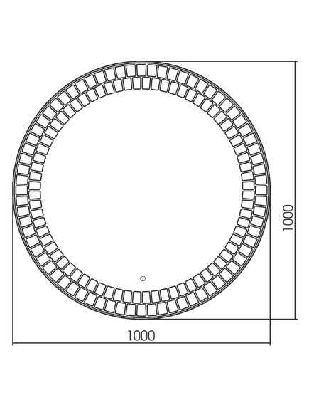 Купить Зеркало для ванной Azario Армада D1000 LED-00002512 (led-00002512) по цене 15647 руб., в Санкт-Петебруге в интернет магазине 100-Систем, а также дургие товары Azario из раздела Зеркала и Мебель для ванной комнаты