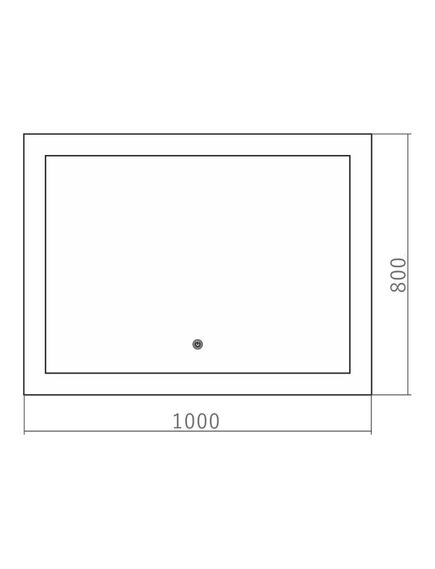 Купить Зеркало для ванной Azario Норма 100 LED-00002457 (led-00002457) по цене 12098 руб., в Санкт-Петебруге в интернет магазине 100-Систем, а также дургие товары Azario из раздела Зеркала и Мебель для ванной комнаты