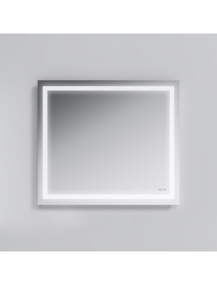Купить M91AMOX0801WG Универсальное зеркало настенное с контурной LED-подсветкой, 80 см (m91amox0801wg) по цене 9790 руб., в Санкт-Петебруге в интернет магазине 100-Систем, а также дургие товары AM.PM из раздела Зеркала и Мебель для ванной комнаты