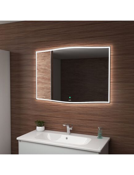 Купить Roxen Зеркало с LED подсветкой, 1050х745 (owlm200103) по цене 7550 руб., в Санкт-Петебруге в интернет магазине 100-Систем, а также дургие товары OWL 1975 из раздела Зеркала и Мебель для ванной комнаты
