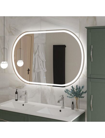 Купить Зеркало со встроенной подсветкой, сенсорным выключателем и подогревом (czr-spc-giubileo-1200-800-tch-warm) по цене 16140 руб., в Санкт-Петебруге в интернет магазине 100-Систем, а также дургие товары CEZARES из раздела Зеркала и Мебель для ванной комнаты