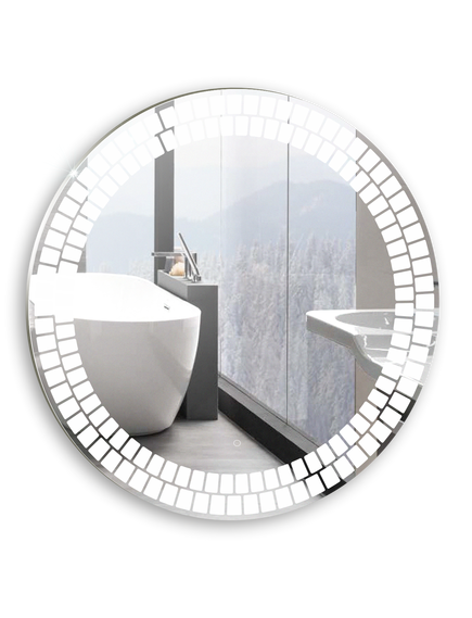 Купить Зеркало для ванной Azario Армада D1000 LED-00002512 (led-00002512) по цене 15647 руб., в Санкт-Петебруге в интернет магазине 100-Систем, а также дургие товары Azario из раздела Зеркала и Мебель для ванной комнаты