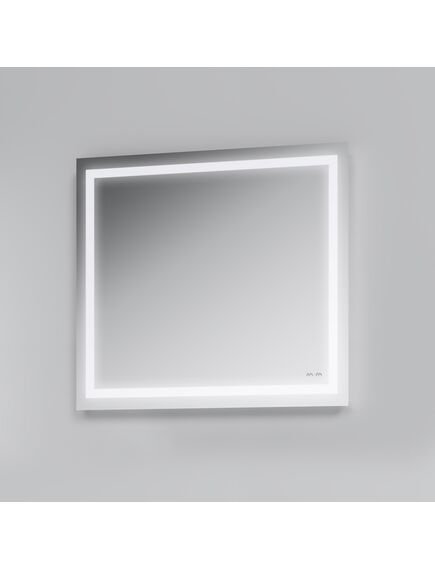 Купить M91AMOX0801WG Универсальное зеркало настенное с контурной LED-подсветкой, 80 см (m91amox0801wg) по цене 9790 руб., в Санкт-Петебруге в интернет магазине 100-Систем, а также дургие товары AM.PM из раздела Зеркала и Мебель для ванной комнаты