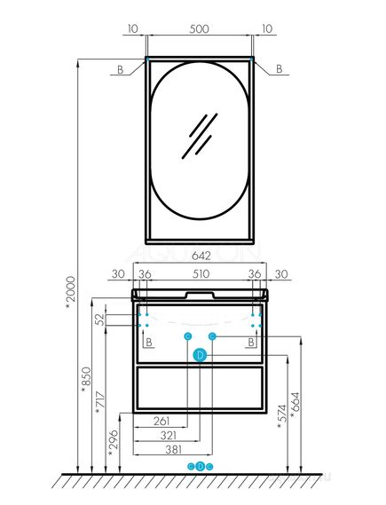 Купить Зеркало AQUATON Лофт Фабрик 50 дуб эндгрейн (1a242502ltdu0) по цене 6112.35 руб., в Санкт-Петебруге в интернет магазине 100-Систем, а также дургие товары AQUATON из раздела Зеркала и Мебель для ванной комнаты