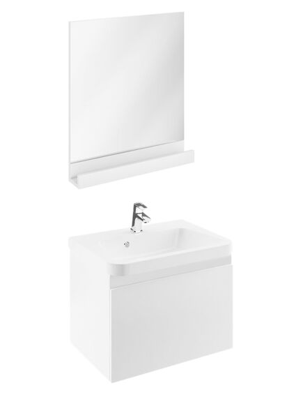 Купить Зеркало Ravak 10° 55х11 Белое (x000000848) по цене 23870 руб., в Санкт-Петебруге в интернет магазине 100-Систем, а также дургие товары RAVAK из раздела Зеркала и Мебель для ванной комнаты