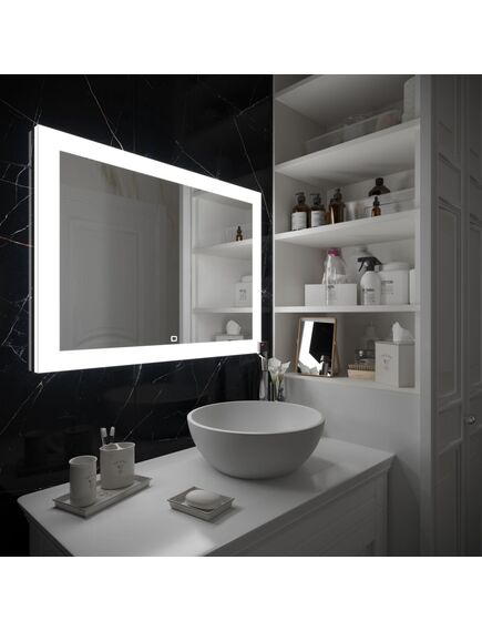 Купить Зеркало Континент Relax LED 900х700 (злп561) по цене 10100 руб., в Санкт-Петебруге в интернет магазине 100-Систем, а также дургие товары Континент из раздела Зеркала и Мебель для ванной комнаты