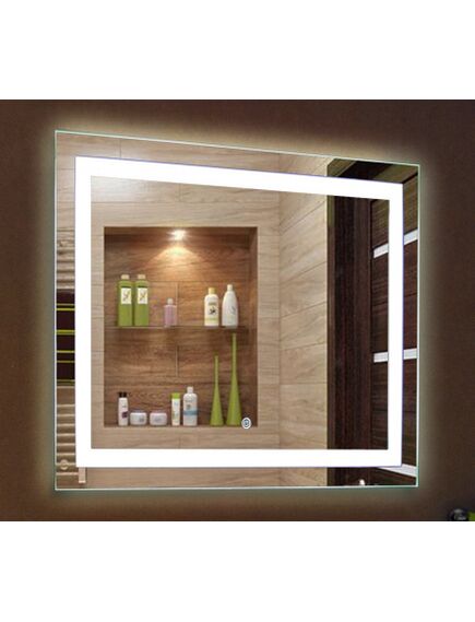 Купить Зеркало Континент Rimini LED 900х700 (злп1222) по цене 10100 руб., в Санкт-Петебруге в интернет магазине 100-Систем, а также дургие товары Континент из раздела Зеркала и Мебель для ванной комнаты