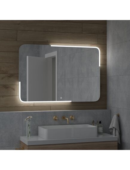 Купить Зеркало Континент Raison LED 900х700 (злп1268) по цене 10100 руб., в Санкт-Петебруге в интернет магазине 100-Систем, а также дургие товары Континент из раздела Зеркала и Мебель для ванной комнаты