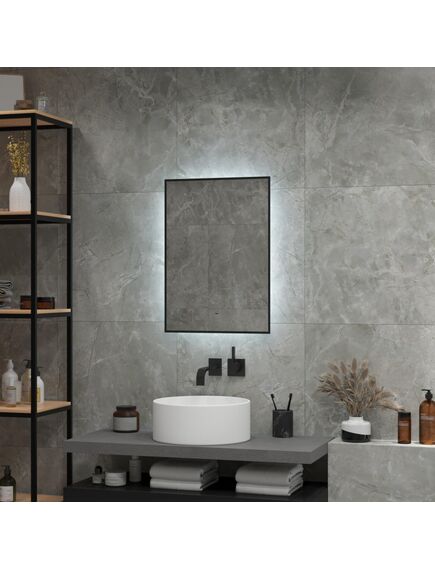 Купить Зеркало Континент Amer LED 500х700 (злп1525) по цене 8820 руб., в Санкт-Петебруге в интернет магазине 100-Систем, а также дургие товары Континент из раздела Зеркала и Мебель для ванной комнаты