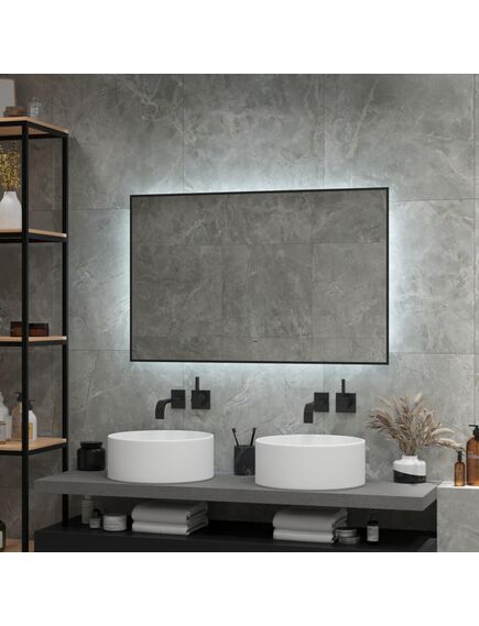 Купить Зеркало Континент Amer LED 1200х700 (злп1524) по цене 13840 руб., в Санкт-Петебруге в интернет магазине 100-Систем, а также дургие товары Континент из раздела Зеркала и Мебель для ванной комнаты