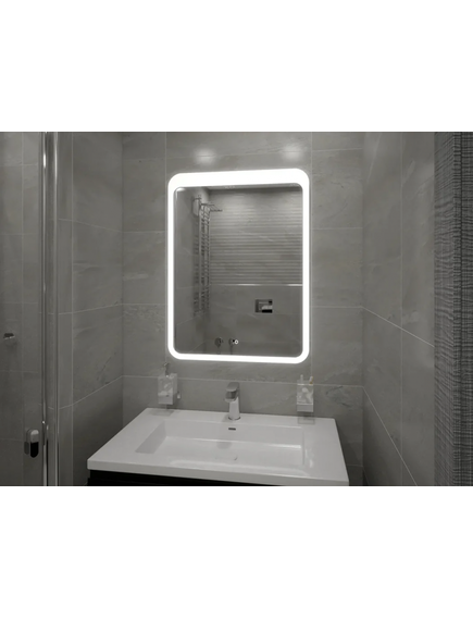 Купить Зеркало Континент Lacio LED 600x800 (злп509) по цене 9380 руб., в Санкт-Петебруге в интернет магазине 100-Систем, а также дургие товары Континент из раздела Зеркала и Мебель для ванной комнаты
