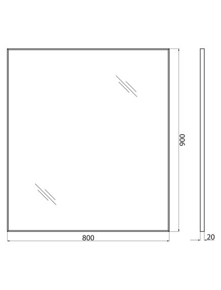 Купить Зеркало BelBagno SPC-AL-800-900 (spc-al-800-900) по цене 7800 руб., в Санкт-Петебруге в интернет магазине 100-Систем, а также дургие товары BelBagno из раздела Зеркала и Мебель для ванной комнаты